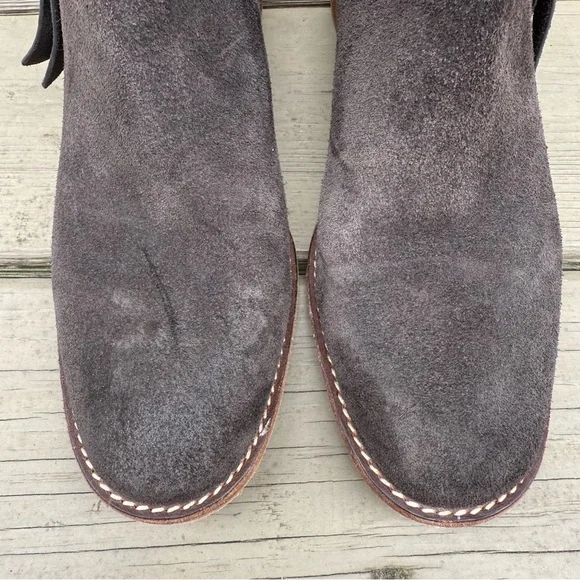 See by Chloe suede Louise ankle booties in Dark Brown size 37 - Picture 4 of 16